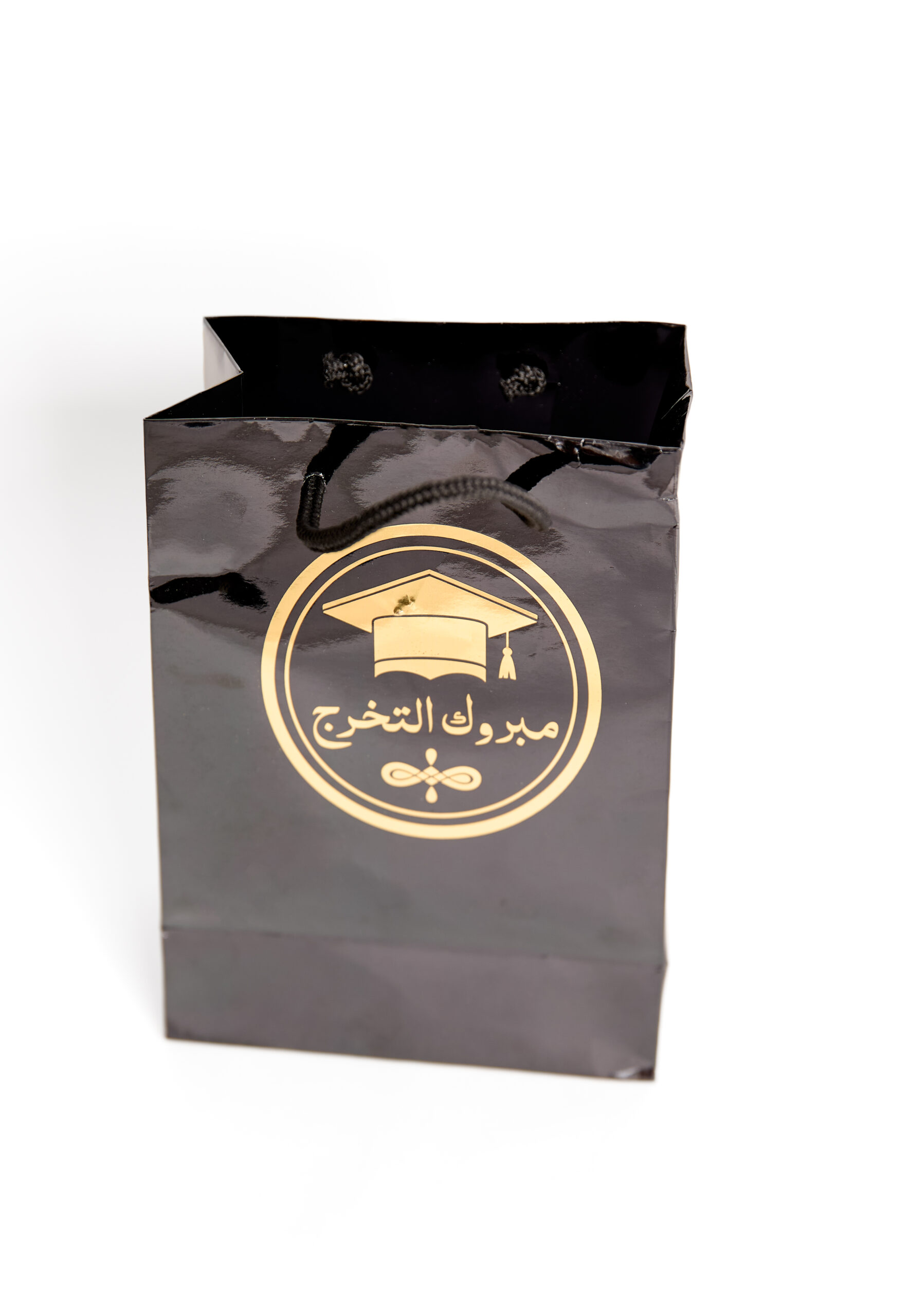 Sac Noir Personnalisé En Doré Pour Soutenance – Image 3